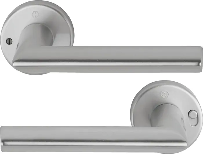 Drückergrt.Stock.1140/42VR Alu.F9 rd.o.DIN li.o.D/D HOPPE Markenprodukt