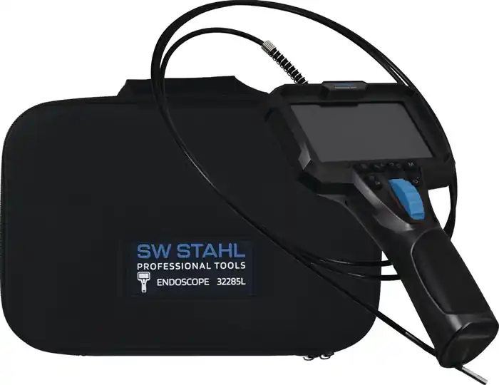 Jetzt Kaufen Akku-Inspektionskamera 4,3 Zoll 1920x1080 3,9mm LED 6 Kabel-L.1,5m SW STAHL