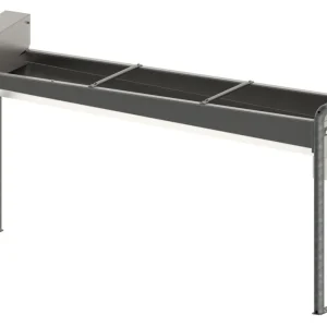 Kerbl Beheizbare Edelstahl-Trog- tränke 100cm - m. Bodengestell Zertifiziert