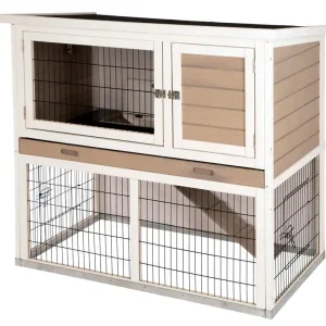 Echt Kerbl Nagerstall Lucky mit Metall- rahmen am Boden - 115x65x100 cm
