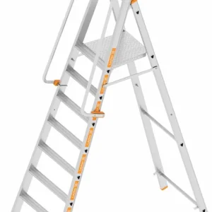 Begrenztes Angebot Layher Plattformleiter TOPIC 1074 - Neue Ausführung mit konischer Form