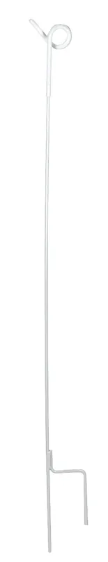 Direktkauf Kerbl Metallpfahl weiß Ø 7mm, 105cm 90 cm über Boden
