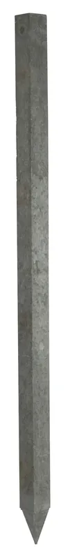 Must-Have Kerbl Recyclingpfahl 90x90x2000mm, vierkant, grau