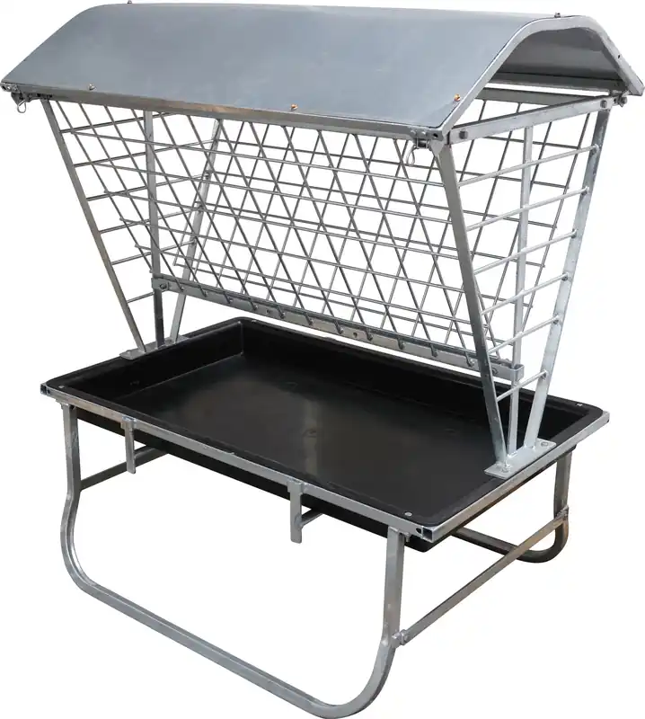 Top-Seller Kerbl Futterraufe klein f. Schafe mit Dach