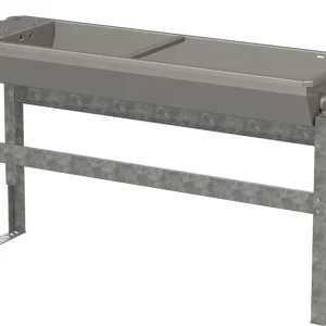 Kerbl Edelstahl Kipptränke, 70L 2m, mit Bodengestell Neu