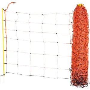 Sonderangebot Kerbl Schafnetz, 50m, orange, Höhe: 90 cm - Doppelspitze