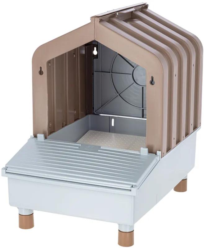 Kerbl Legenest aus Kunststoff, braun/grau modular, 2in1 Online Kaufen