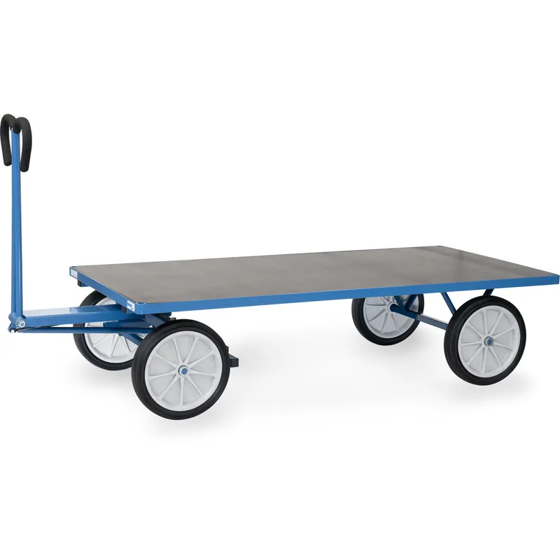fetra Handpritschenwagen aus Profilstahl pulverbesichtet blau RAL-5007 Neue Kollektion