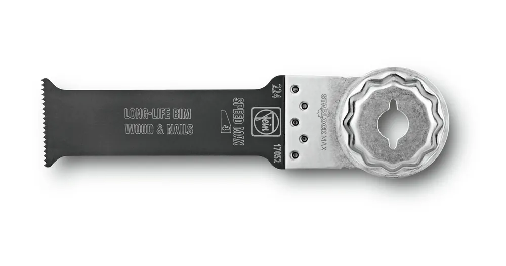 FEIN E-Cut Bi-Metall Sägeblatt mit TiN-Beschichtung - Breite 32 mm - Länge 90 mm - StarlockMax - 10 Stück Super-Preis