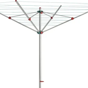 Super-Preis Wäschespinne Alustar H.188cm Kantenlänge 188cm Rohr-D.40mm Alu.BLOME