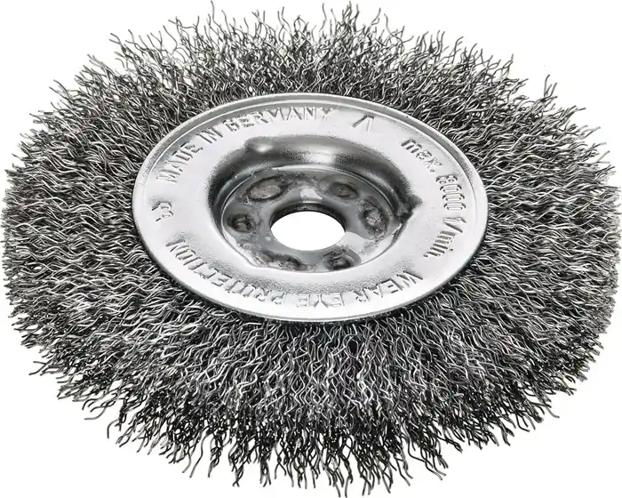 Neu Rundbürste RBE Bohr.16mm Drahtstärke 0,30mm Stahldraht rostfr.ROF 56,5mm VE: 5 Stück