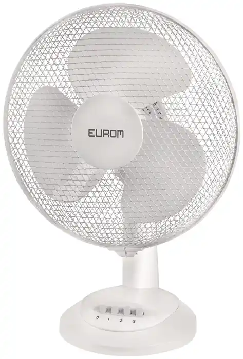 Tischventilator H.485mm 220-240V 50 Hz 30 W Weiß EUROM Rabatt