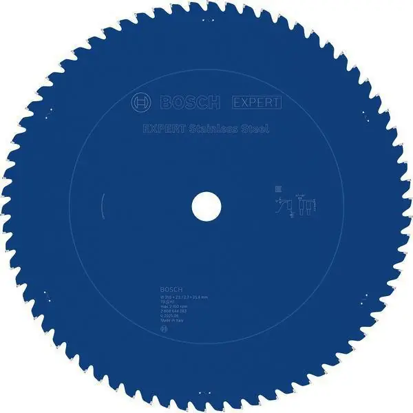 Kreissägeblatt EXPERT Stainless Steel AD 355mm Z.70 Bohr.25,4mm Schnitt-B.2,5mm Neu Im Sortiment