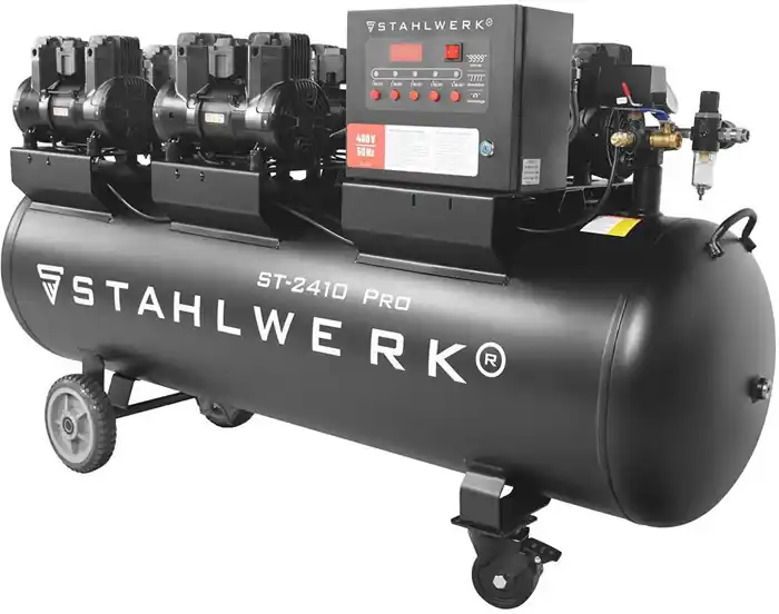 Geprüft Kompressor ST-2410 Pro 1250l/min 10bar 240l STAHLWERK
