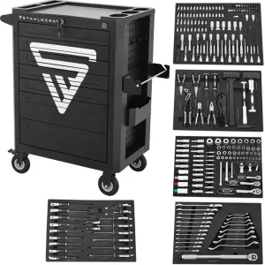 Wkz.wagen 235 Werkzeuge 7 Schubl.STAHLWERK Zertifiziert