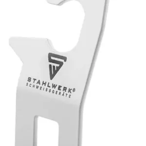 Preisreduziert Brennerhalter m.magnetischem Standfuß weiß STAHLWERK