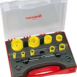Lochsägen-Satz - duale Zahnteilung - Ausführ. Elektriker - Bi-Metall "Starrett" Versand Am Gleichen Tag