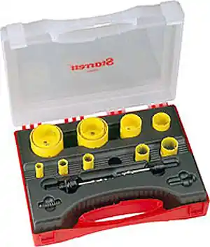 Lochsägen-Satz - duale Zahnteilung - Ausführ. Elektriker - Bi-Metall "Starrett" Versand Am Gleichen Tag
