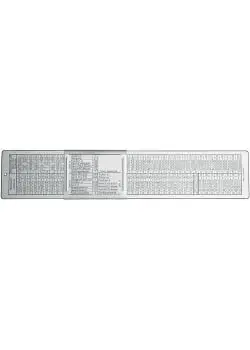 DIN-Gewindeschieber - Alu - Abmessung 260x50mm Sonderaktion