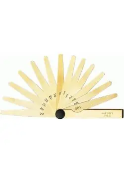 Neue Kollektion Präzisions-Fühlerlehre - MS - Messbereich 0,05 bis 1mm - 20 Blatt
