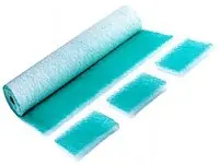 Neuheit Farbnebelabscheidematte - Farbe paint stop grün - G2(EU2) - Materialdicke 50 mm - Breite 0,5 bis 2,0 m - Länge 80 m - Preis per Rolle
