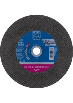 Meistverkauft PFERD Trennscheibe EHT - ZIRKON SG CAST - Außen-Ø 230 mm - Breite 3,2 mm - Bohrungs-ø 22,23 mm - VE 25 Stück - Preis per VE