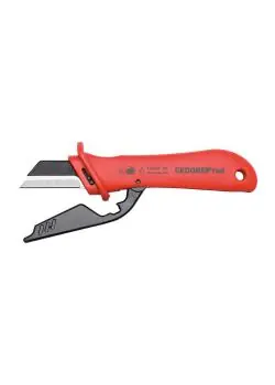 GEDORE red VDE-Kabelmesser - mit auswechselbarer Klinge - Länge 185 mm Kracherpreis