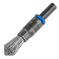 Top-Preis Pinselbürste - mit Schaft - Bürsten-Ø 10mm - ungezopft INOX-Draht - Ausführung s