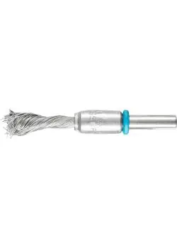 PFERD Pinselbürste PBGSIT mit Schaft - INOX-TOTAL - gezopft - Ausführung Singletwist - Außen-ø 10 mm - Besatzmaterial-ø 0,20 und 0,35 mm - VE 10 Stück - Preis per VE Sonderangebot