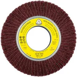 Schleifmoprad NCW 600 - für Metall und Edelstahl - Mop-Ø 100 bis 200 mm - Körnung K 80 bis K 180 - Preis per VE Beliebt