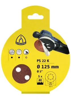 Kracherpreis PS 22 K Scheiben kletthaftend - Scheiben-Ø 115 mm - Körnung K 40 bis K 80 - Lochform GLS4 - Preis per VE