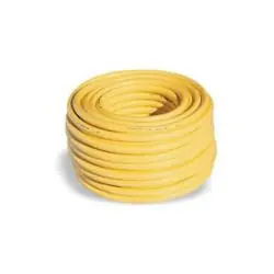 Neue Ware PVC-Wasserschlauch - Trikotgewebeschlauch - gelb - Innen-Ø 1/2" bis 1" - 8 bis 12 bar - Preis per Rolle