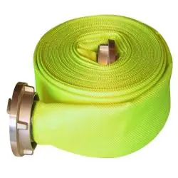 Feuerwehrschlauch Synthetic 3Z Reflex - Innen-Ø 25 bis 110 mm - WS 1,4 bis 1,8 mm - Signalgelb - 12 oder 16 bar - Preis per Rolle Must-Have