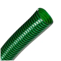 Saug- und Druckschlauch - hochflexibel - Innen-Ø 19 bis 50 mm - Außen-Ø 25,6 bis 58,6 mm - grün - 50 m - Preis per Rolle Kracherpreis