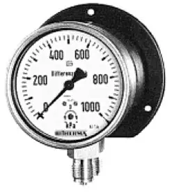 Plattenfeder-Differenzdruck-Manometer - Nenngröße 100, 160 - Standardausführung Top-Seller