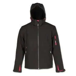 Angebot Arbeitsjacke "ZETA" Softshelljacke - 100% PES - Farbe schwarz