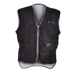 Expressversand Cordweste "Buchholz" 100 % Baumwolle schwarz - Gr. M-XXXXL