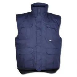 Garantierte Lieferung Steppweste "UNDELOH" - 65% Polyester/35% Baumwolle - marine - Größe S bis XXXL