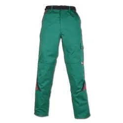 Bundhose "Highline" Planam - 35/65% MG - grün/schwarz Solange Der Vorrat Reicht