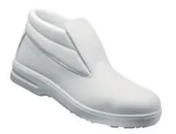 Slipperstiefel "ANDRIA" - Schaft aus Newteck - Farbe weiss - Norm EN ISO 20345 S Expressversand