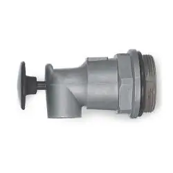 Top-Angebot Zapfhahn - Aluminium - selbstschließend - Betätigungsknopf - Anschlussgewinde G 2"