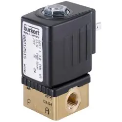 Markenware 2/2-Wege Magnetventil - Typ 6013 - direktwirkend - Messing oder Edelstahl - neutrale Medien - G 1/8 bis 1/4"