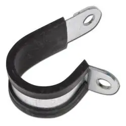 Rohrhalterungsschelle mit Gummi - Edelstahl - Breite 15 mm - Spannbereich-Ø 3 bis 100 mm Wochenendangebot
