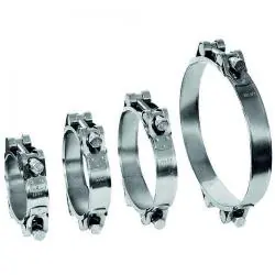 Gelenkbolzenschelle GEMI GBS 2-teilig - Spannbereich-Ø 40 bis 166 mm - Stahl verzinkt - Breite 20 mm Garantierte Lieferung