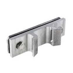 Solange Der Vorrat Reicht Konsole für Schilderbefestigung an Pfosten oder Masten - Alu oder Edelstahl - 82 / 120 mm oder Universalgröße - Preis per Stück