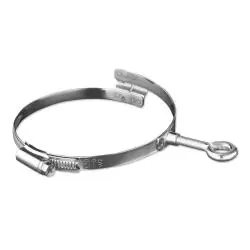 Brückenschelle mit Befestigungsöse - Edelstahl - Spannbereich-Ø 205 bis 535 mm - Bandbreite 12 mm - Preis per Stück Top-Seller