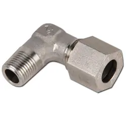 Schnäppchen Winkel-Einschraubverschraubung - Baureihe LL - Edelstahl 1.4571 - Rohr-Ø 4 bis 8 mm - kon. AG R 1/8" - PN 100