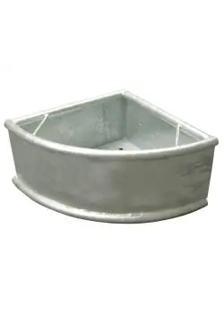 Super-Preis Dreiecktrog - Maße: ca. 44 x 44 x 24 cm - feuerverzinkt