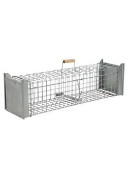 Kastenfalle Alive Predator Super - Metall verzinkt - Länge 105 bis 120 cm x Breite 26 bis 33 cm - Preis per Stück Sichere Zahlung
