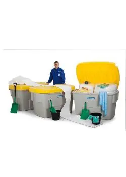 DENSORB Notfall-Set MAXI XXL ÖL - 12 Barrel - OPA90 - 3 Sicherheitsboxen Top-Seller